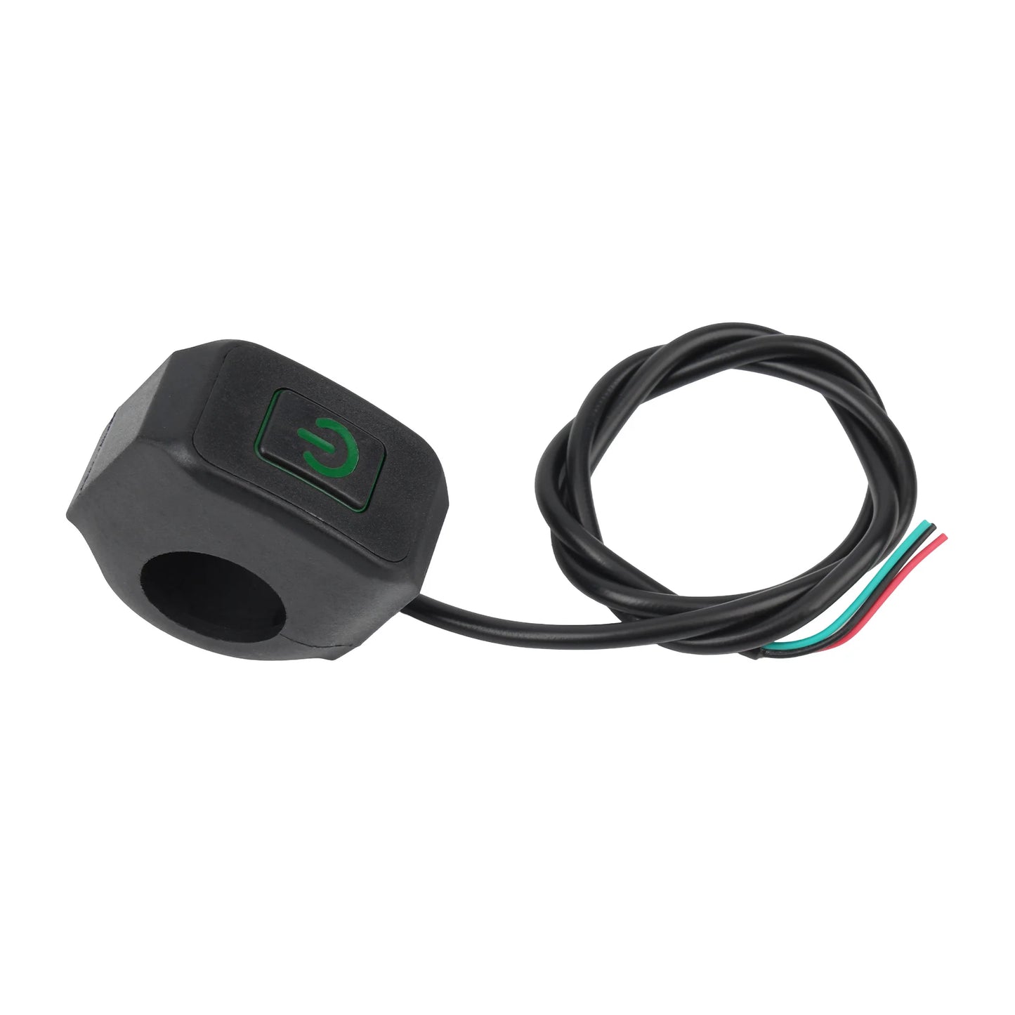 Motorcycle Switch Button 12V 22MM Waterproof With LED Light Scooters Modified Control Parts ON/OFF Display Lamp Switch