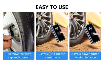 Air Compressor Air Pump For Car Portable Tyre Inflator Electric Motorcycle Pump Air Compressor For Car Motorcycles Bicycles new