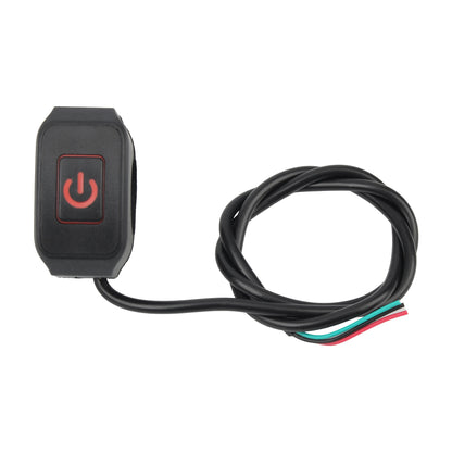 Motorcycle Switch Button 12V 22MM Waterproof With LED Light Scooters Modified Control Parts ON/OFF Display Lamp Switch