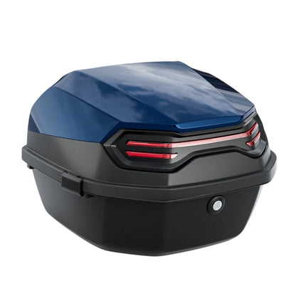 1pc 35L Motorcycle Top Box, Motorcycle Trunk ABS Material Wear-Resistant with Lock, Motorcycle Accessories,Motorcycle Helmet