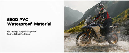 Motorcycle Side Bags 3.5L Waterproof Outdoor Adventure Crash Bar Fender Bag Motorbike Motocross Dirt Bike Frame Tool Saddle Bag