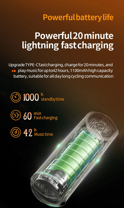 Bluetooth Motorcycle Helmet Headset Headphone Wireless Motor Bike Handsfree Stereo Earphone Speaker Noise Reduction With Mic