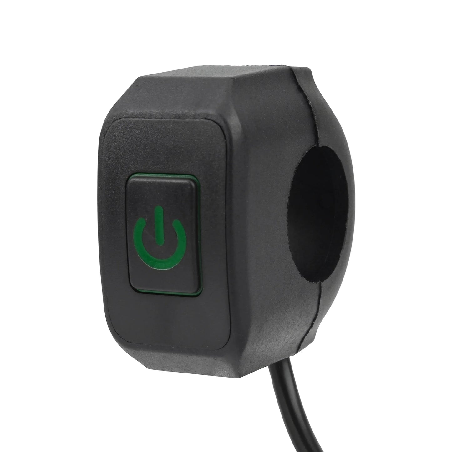 Motorcycle Switch Button 12V 22MM Waterproof With LED Light Scooters Modified Control Parts ON/OFF Display Lamp Switch