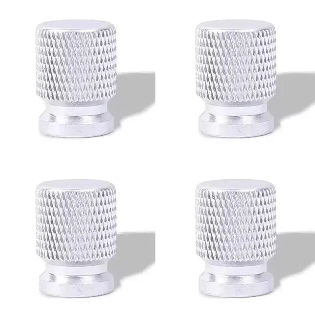 Car Wheel Tire Valve Caps Tyre Stem Covers Airdust Waterproof Aluminum Alloy American Style Valves 12mm Universal Motorcycle