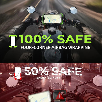 Bike Phone Holder, [2024 Upgrade] Motorcycle Phone Mount, Bicycle Phone Holder, Handlebar Phone Mount, iPhone Bike Mount, Bike A