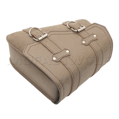 Motorcycle Bag For Harley Sportster Honda Suzuki Yamaha Kawasaki Leather Motorcycle Saddle Bag Waterproof Side Bags Tool Pouch