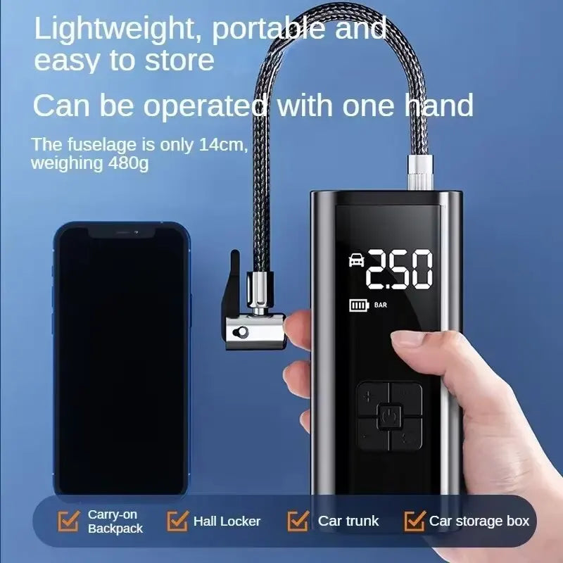 Air Compressor Air Pump For Car Portable Tyre Inflator Electric Motorcycle Pump Air Compressor For Car Motorcycles Bicycles new