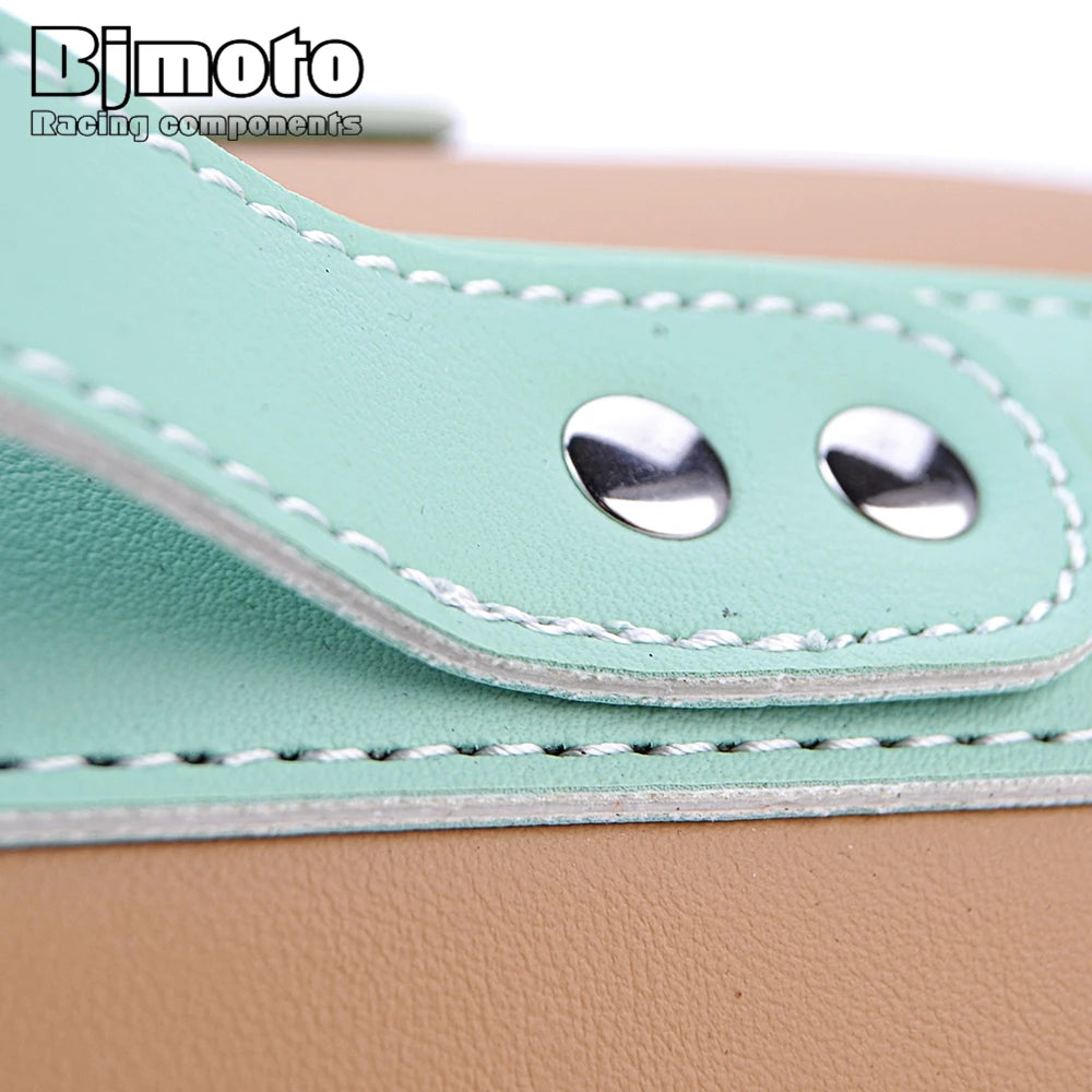 Universal Motorcycle Saddlebag Side Bag  PU Waterproof Travel Bag for Honda Yamaha Suzuki Kawasaki