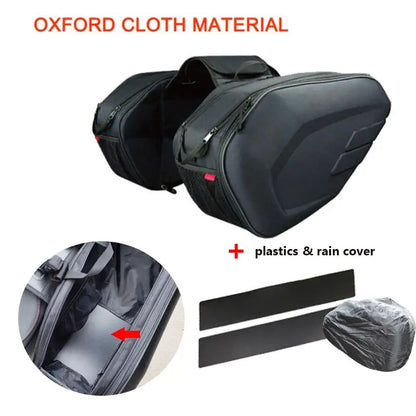 Motorcycle Saddle Bag Side Helmet Riding Travel Bags Waterproof Large Capacity Side Bags Motorbike Cycling Side Bag