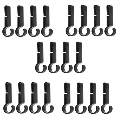 Helmet Clip, Hard Hat, Headlight Buckle Clip, Non-Slip Headband Clip, Durable And Stable Clip Hook, Outdoor 20 Piecesm12k