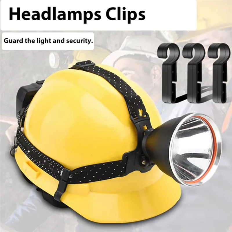 Helmet Clip, Hard Hat, Headlight Buckle Clip, Non-Slip Headband Clip, Durable And Stable Clip Hook, Outdoor 20 Piecesm12k