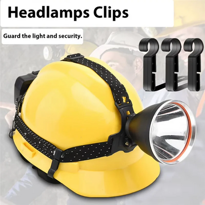Helmet Clip, Hard Hat, Headlight Buckle Clip, Non-Slip Headband Clip, Durable And Stable Clip Hook, Outdoor 20 Piecesm12k