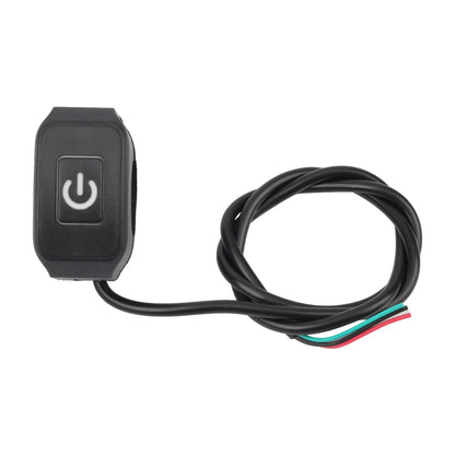 Motorcycle Switch Button 12V 22MM Waterproof With LED Light Scooters Modified Control Parts ON/OFF Display Lamp Switch