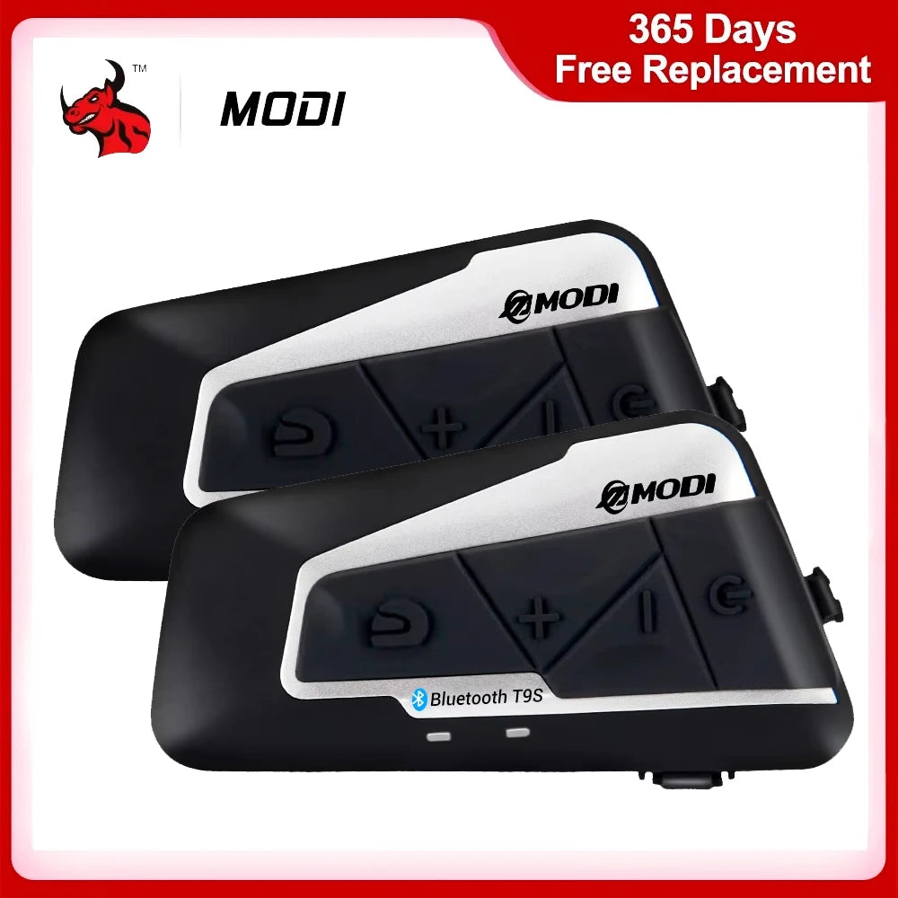 Waterproof Motorcycle Intercom Helmet Headset Helmet Speaker Interphone Moto Headset Wireless Intercomunicador 1200M