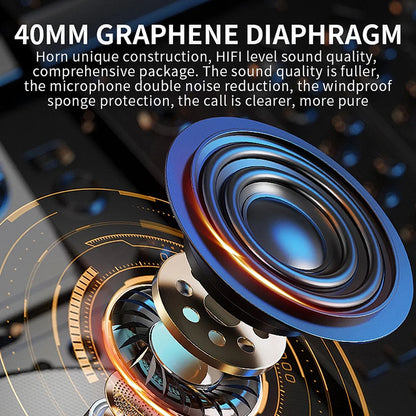 Helmet Bluetooth 5.3 Headset 2000Mah Ultra-Long Life Waterproof Noise Reduction High Definition MP3 Music Player Speaker