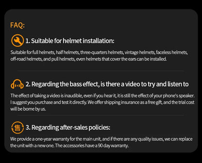 Bluetooth Motorcycle Helmet Headset Headphone Wireless Motor Bike Handsfree Stereo Earphone Speaker Noise Reduction With Mic