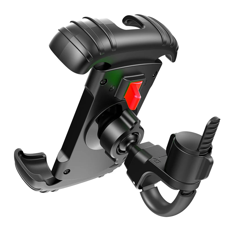 Bike Phone Holder, [2024 Upgrade] Motorcycle Phone Mount, Bicycle Phone Holder, Handlebar Phone Mount, iPhone Bike Mount, Bike A