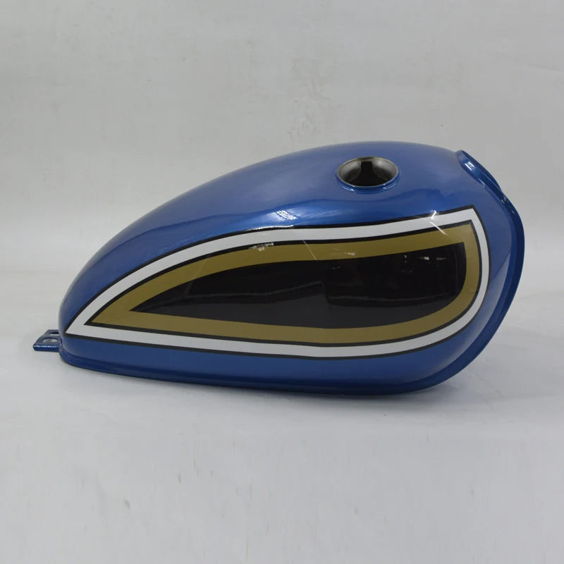 Motorcycle TANK - 12 LITRE - CUSTOM BLUE For MUTT Motorcycle Original Parts MPT-0349