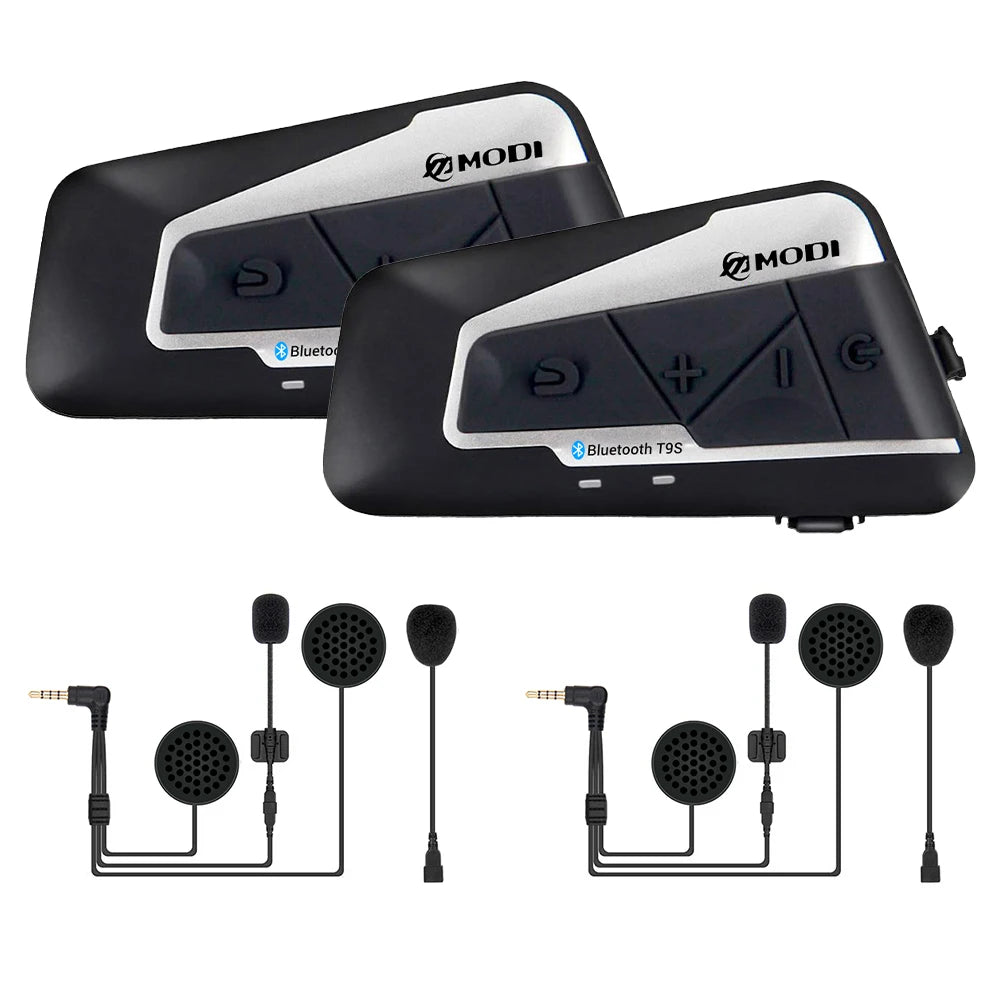 Waterproof Motorcycle Intercom Helmet Headset Helmet Speaker Interphone Moto Headset Wireless Intercomunicador 1200M