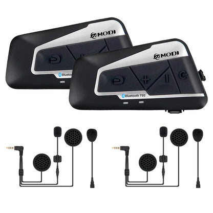 Waterproof Motorcycle Intercom Helmet Headset Helmet Speaker Interphone Moto Headset Wireless Intercomunicador 1200M