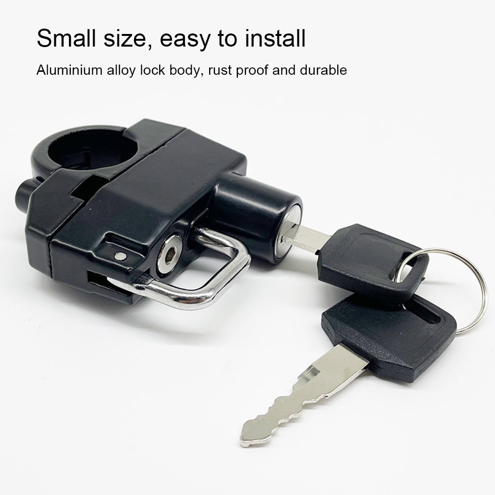 Helmet Lock Anti-theft Locker Locking Device Rustproof Fine Workmanship Compact Size Convenience Motorcycle Supplies