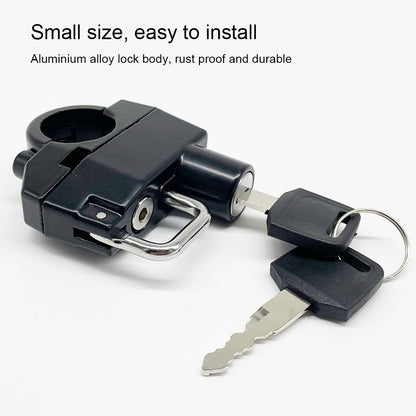 Helmet Lock Anti-theft Locker Locking Device Rustproof Fine Workmanship Compact Size Convenience Motorcycle Supplies
