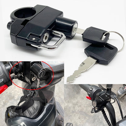 Helmet Lock Anti-theft Locker Locking Device Rustproof Fine Workmanship Compact Size Convenience Motorcycle Supplies