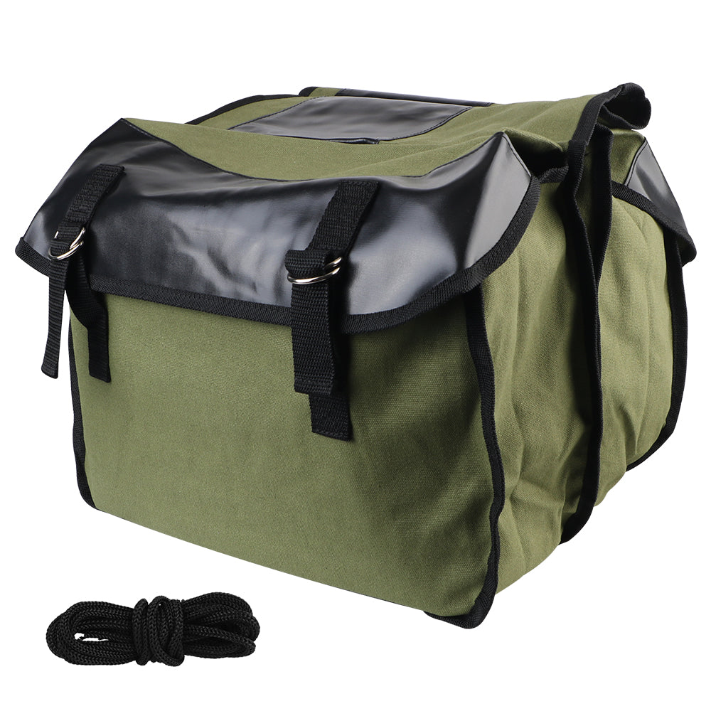 Motorbike Side Rear Bags Canvas Bag Large Capacity Luggage Cargo Bag For Bicycle ATV Electric Bike Motorcycle Saddle Bag