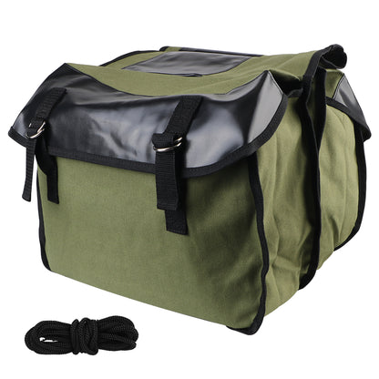 Motorbike Side Rear Bags Canvas Bag Large Capacity Luggage Cargo Bag For Bicycle ATV Electric Bike Motorcycle Saddle Bag